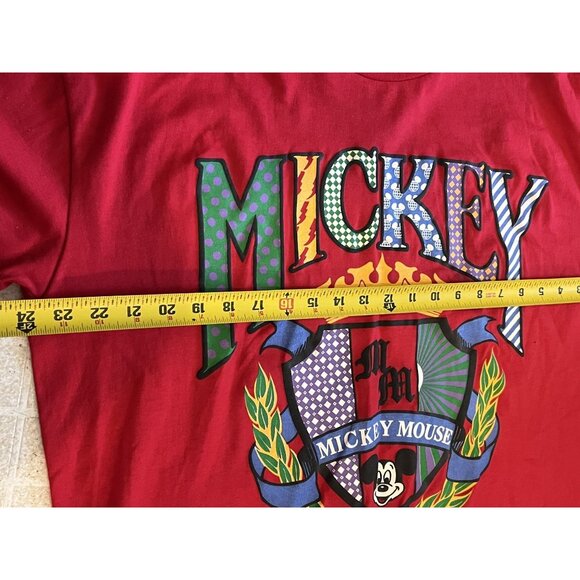 Vintage Carolina Connection Red Mickey Mouse T Shirt One Size NWT - Picture 5 of 7